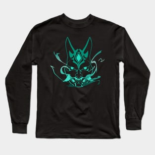 Xiao Yaksha Mask - Genshin Impact Fan Art Long Sleeve T-Shirt